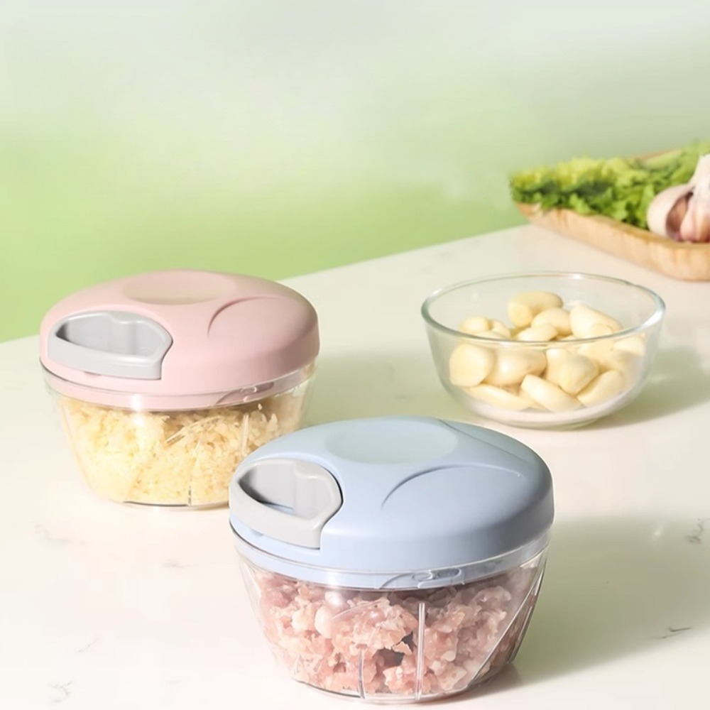 Food & Snacks Coloring - Manual Processor 500ml-Food Cutter with 3