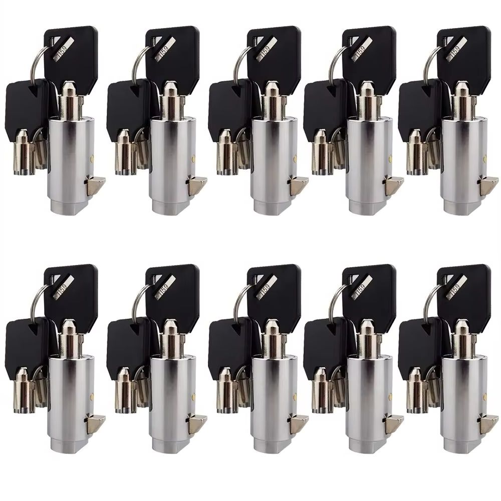 Zinc Food Snacks - Brand New 10PCS Universal Tubular Lock
