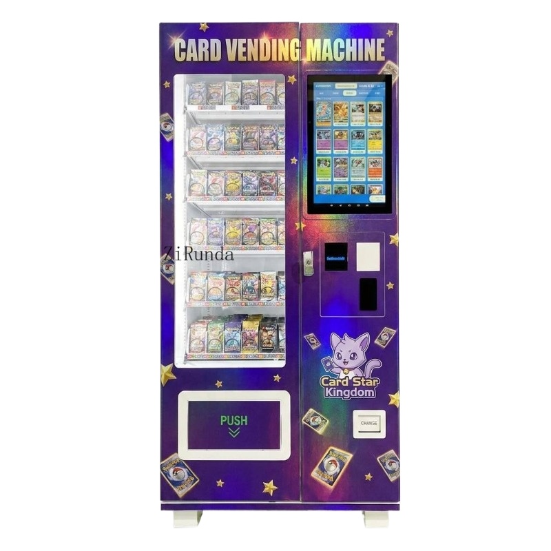 Food With Snacks - Beauty products, vending machines, large touchscreens,