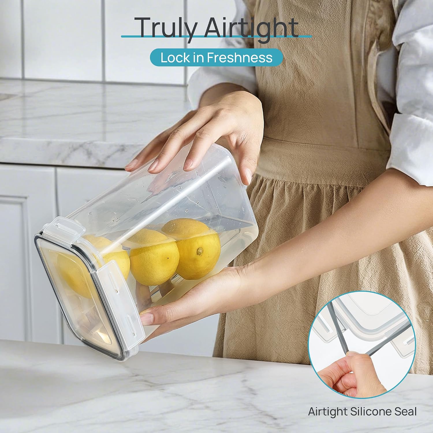 Vtopmart Airtight Food Storage - Food Snacks Label recension och pris