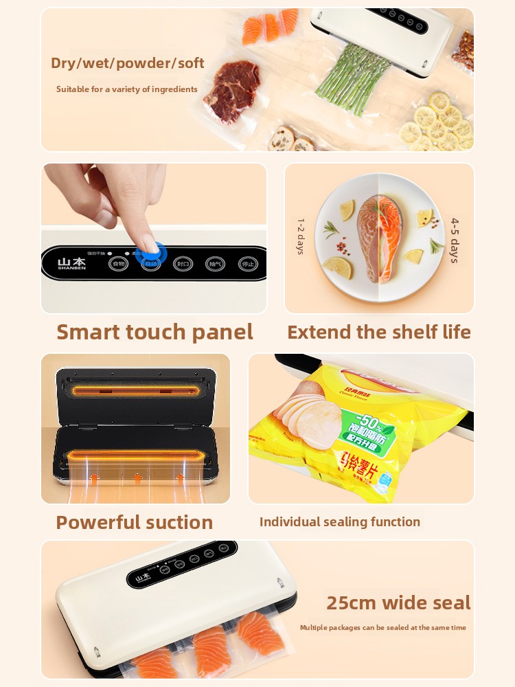 Mini Vacuum Sealer Machine Aut - Food With Snacks recension och pris