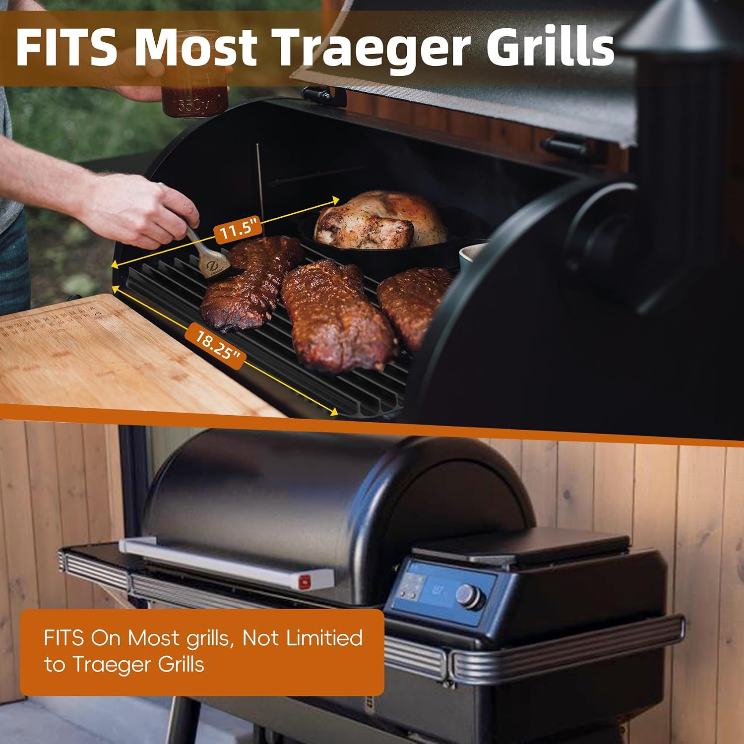 18.25'' x 11.5'' Reversible Al - Foods X recension och pris
