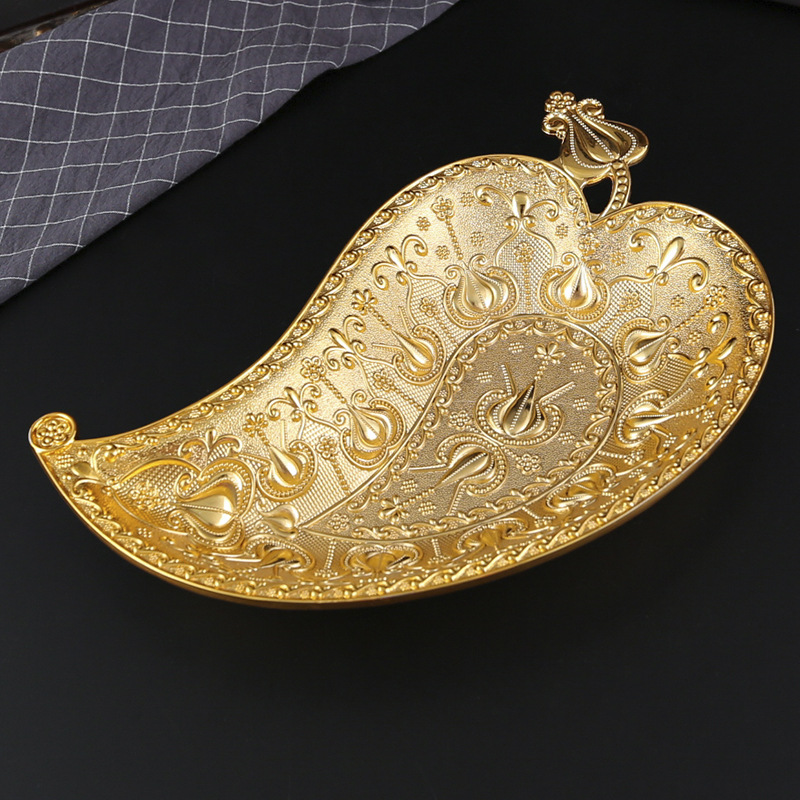 Creative Zinc Alloy Golden Lea - Zinc Food Snacks recension och pris