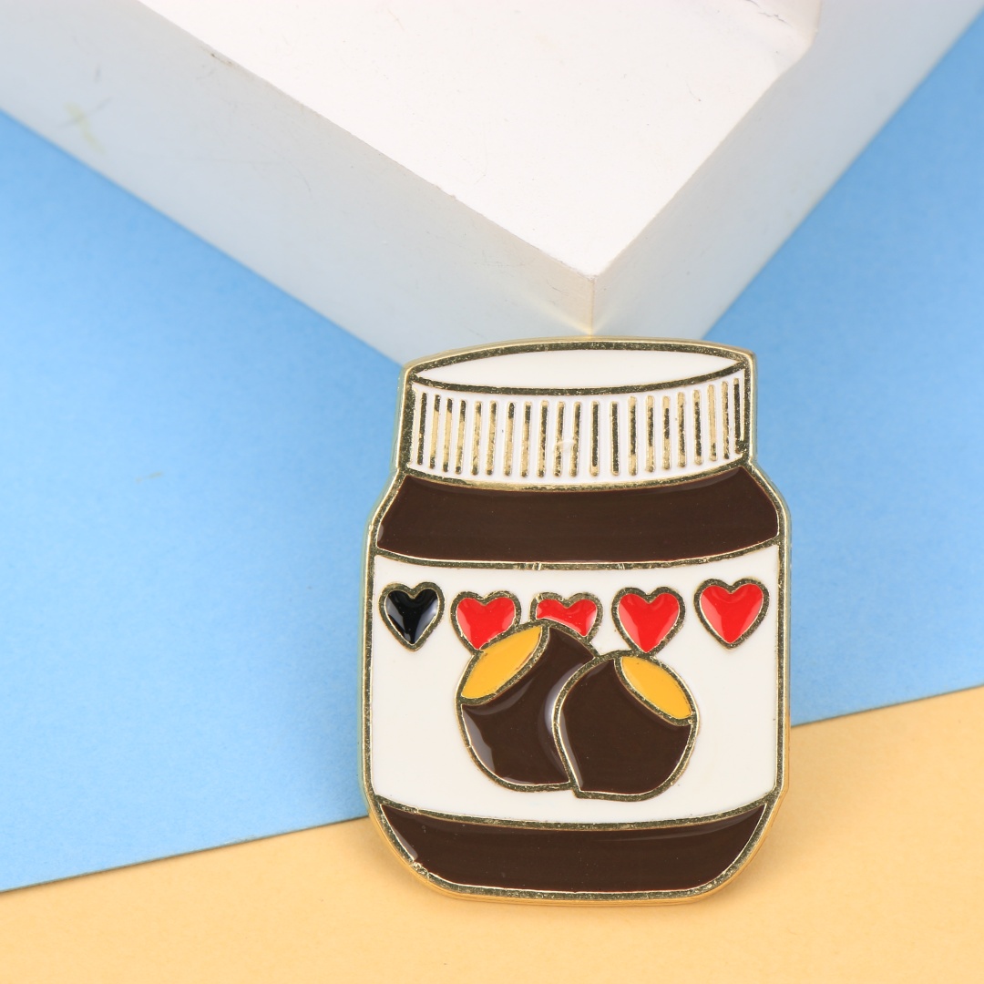 Cute Chocolate Spread Jar Enam - Zinc Food Snacks recension och pris