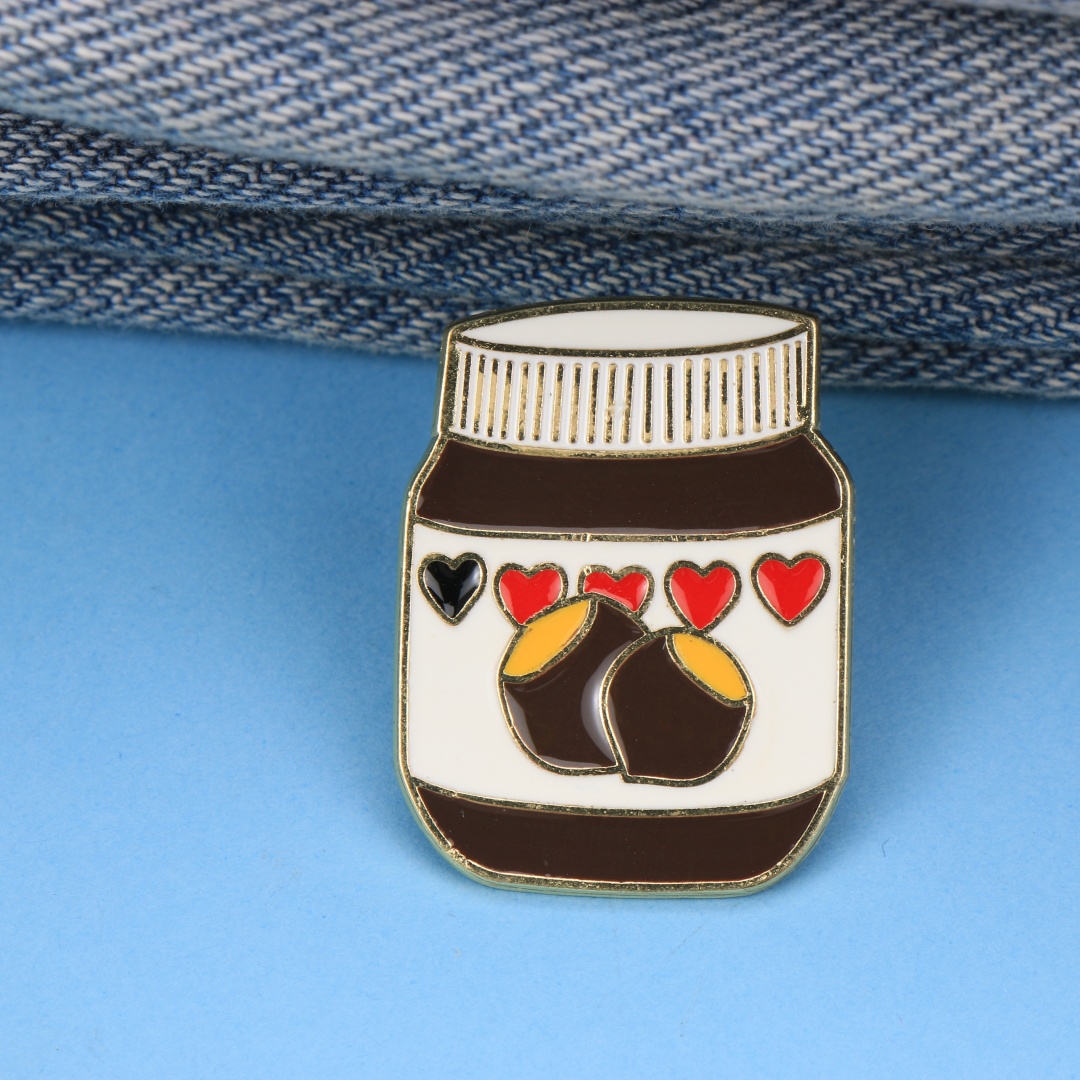 Cute Chocolate Spread Jar Enam - Zinc Food Snacks recension och pris