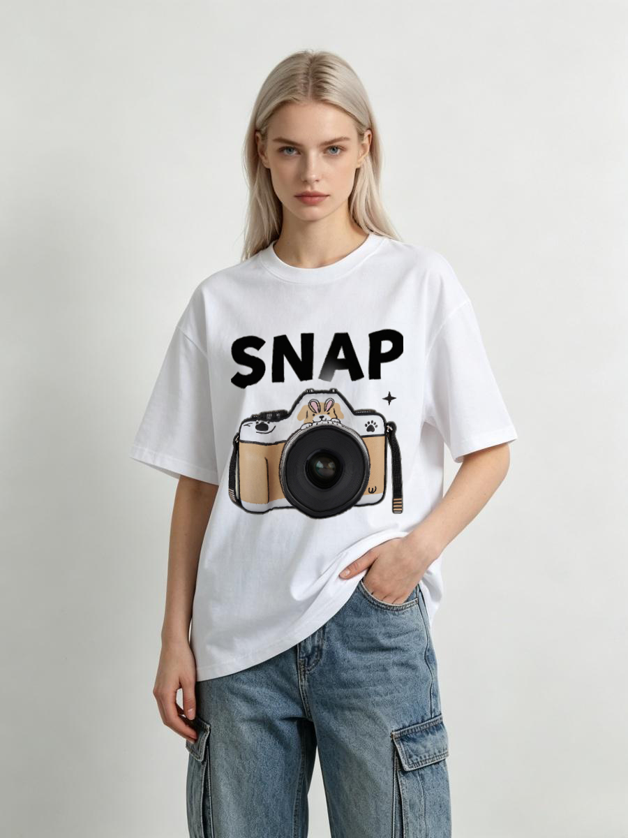 T Shirts Cotton Snack Pocket H - Food Energy Snacks recension och pris