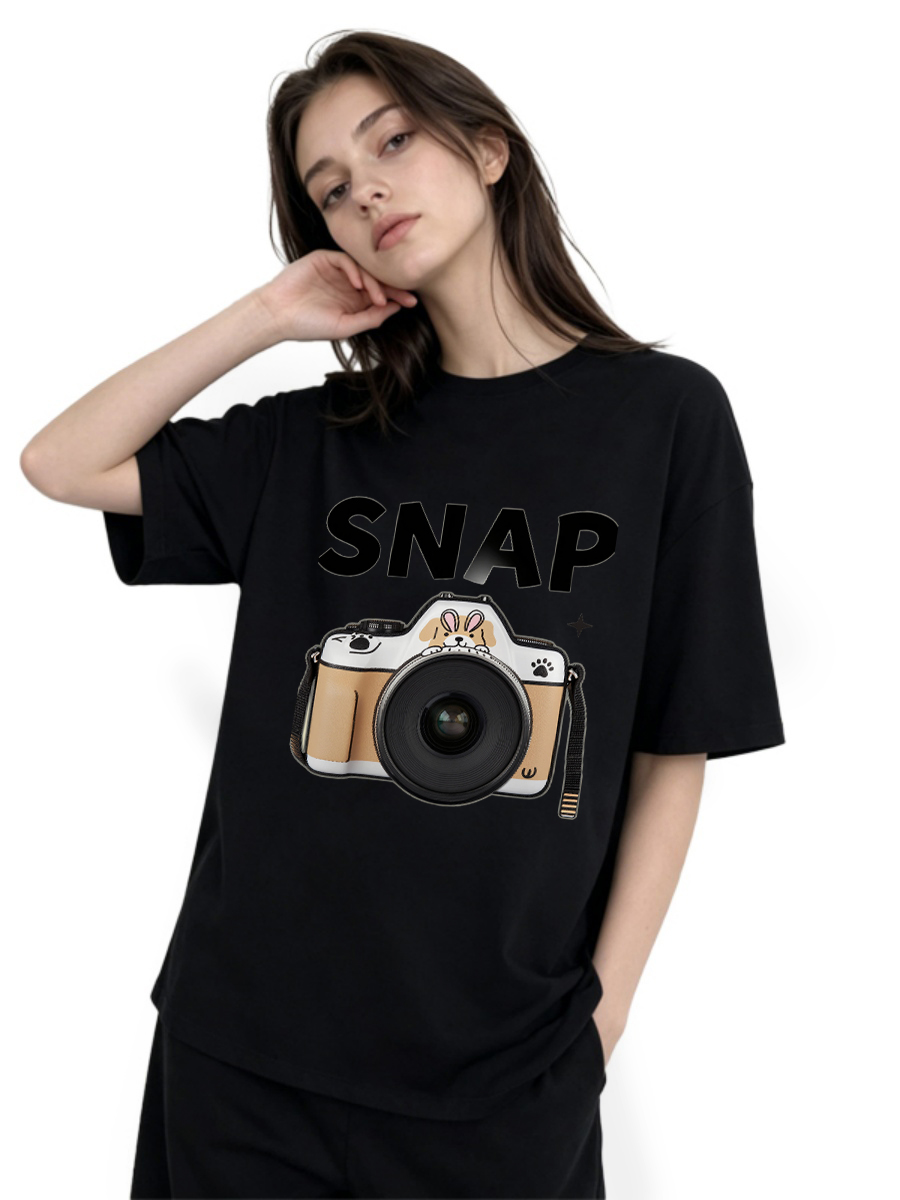 T Shirts Cotton Snack Pocket H - Food Energy Snacks recension och pris