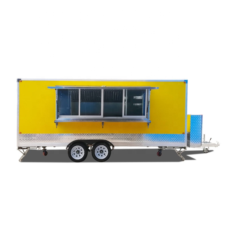 Square Type Food Trailer Custo - Food Energy Snacks recension och pris