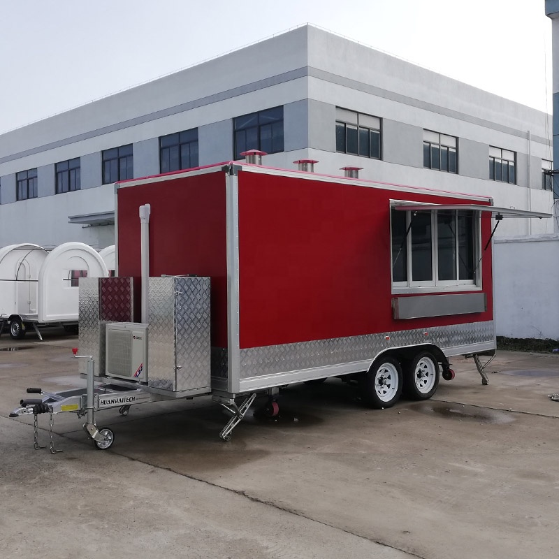 Square Type Food Trailer Custo - Food Energy Snacks recension och pris