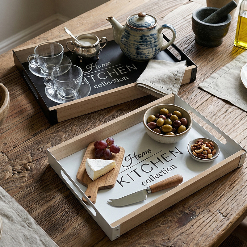 Nordic Breakfast Metal Tray wi - Food Platter Snacks recension och pris