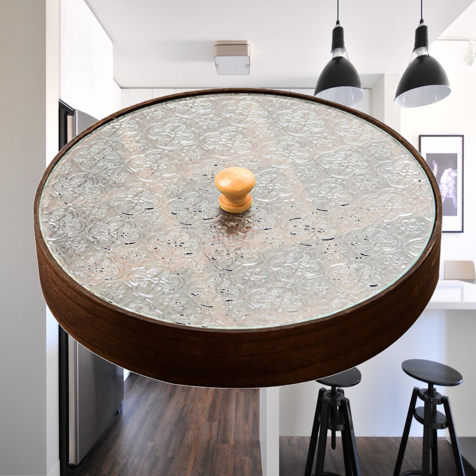 Large Capacity Wooden Serving  - Food Platter Snacks recension och pris