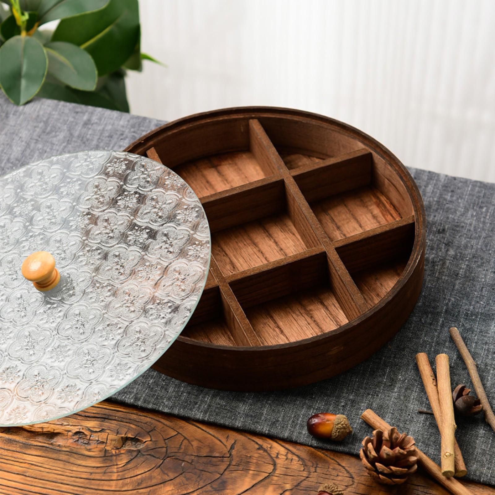 Large Capacity Wooden Serving  - Food Platter Snacks recension och pris