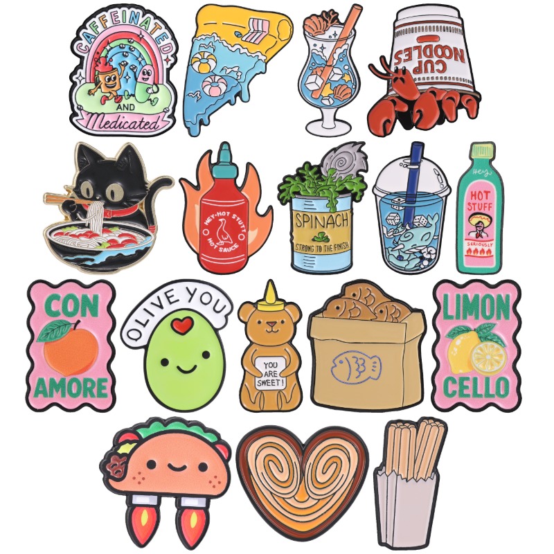 Snack Food Enamel Pins Taiyaki - Zinc Food Snacks recension och pris