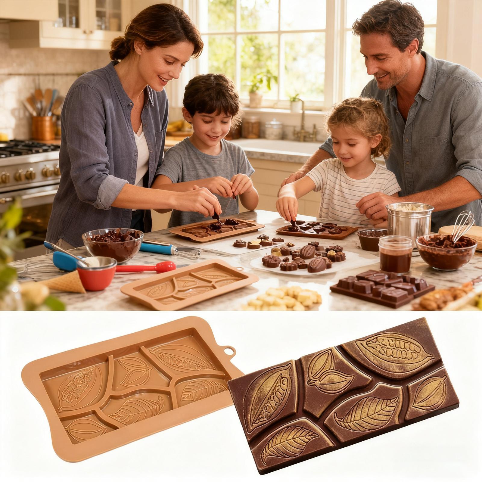 Silicone Chocolate Bar Mold Fo - Food Energy Snacks recension och pris