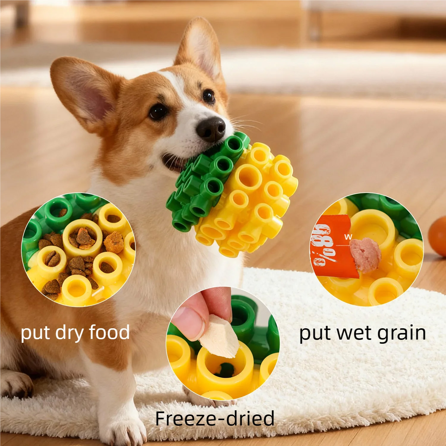 Pet Magic Cube Leaky Food Toy  - Food Energy Snacks recension och pris