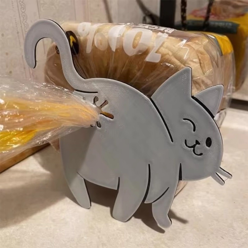 Cute 3D Printed Bread Bag Clip - Food Lovers Snacks recension och pris
