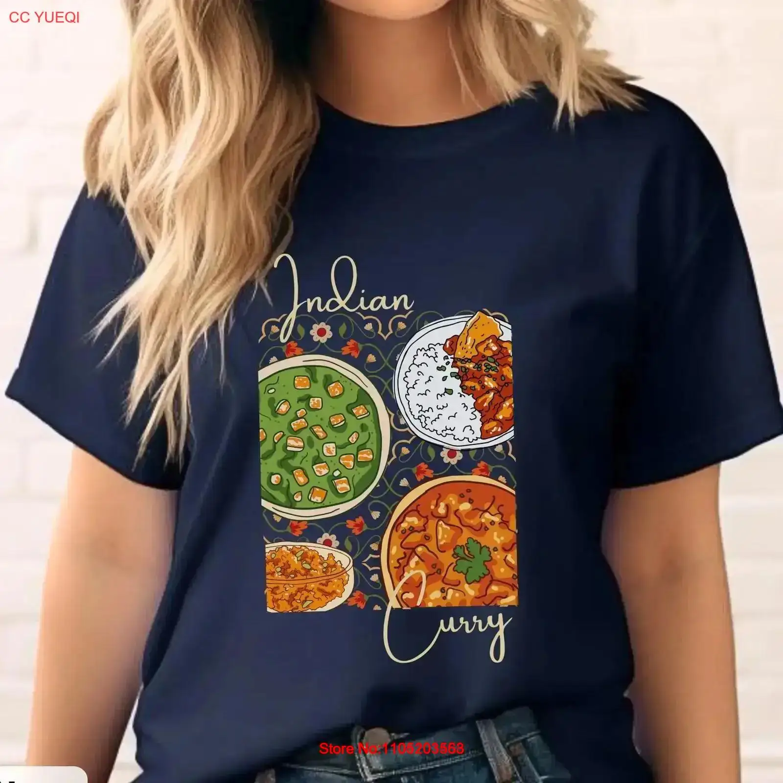 Indian Curry ArT T Shirt Butte - Food Snacks Indian recension och pris