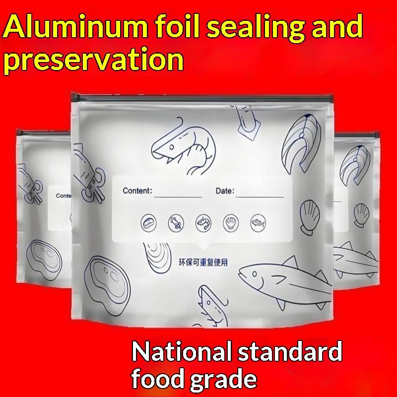 50Pcs Reusable Aluminum Foil F - Food Snacks Label recension och pris