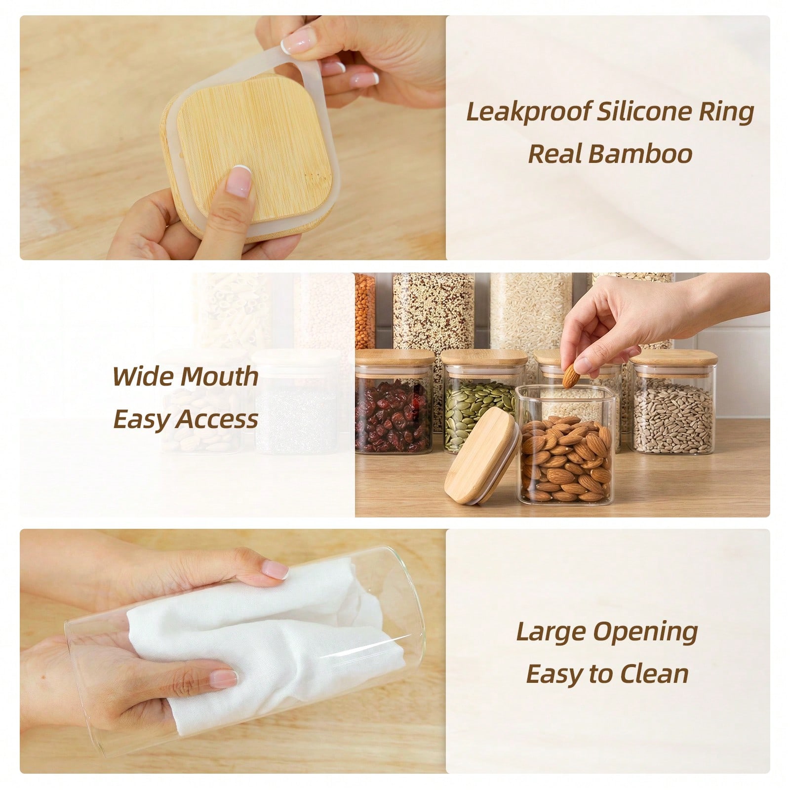Glass Food Storage Containers  - Food Snacks Label recension och pris