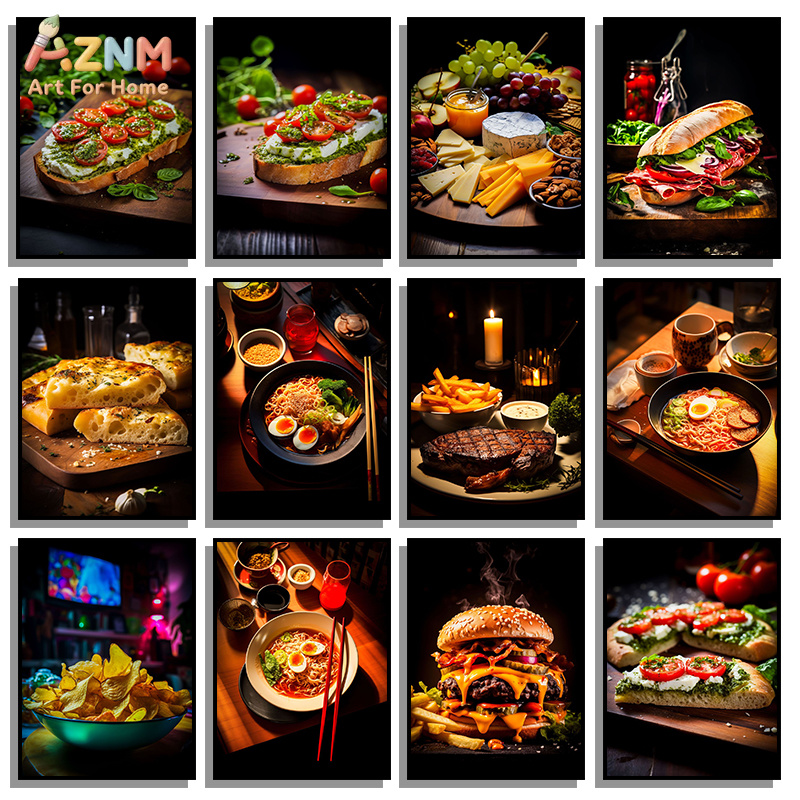 AZNM Gourmet Food Canvas Poste - Food Platter Snacks recension och pris