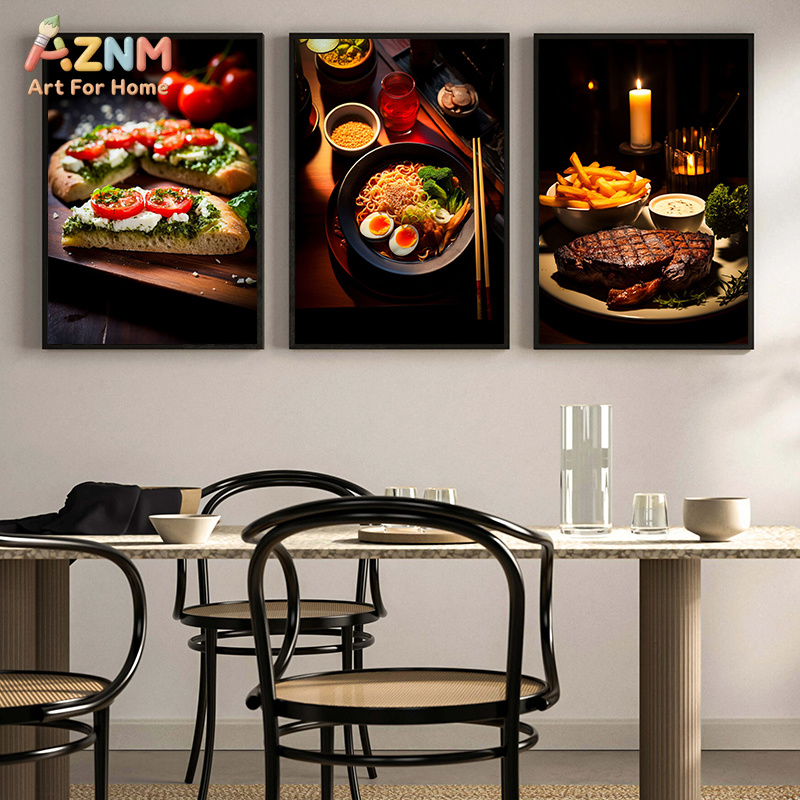 AZNM Gourmet Food Canvas Poste - Food Platter Snacks recension och pris