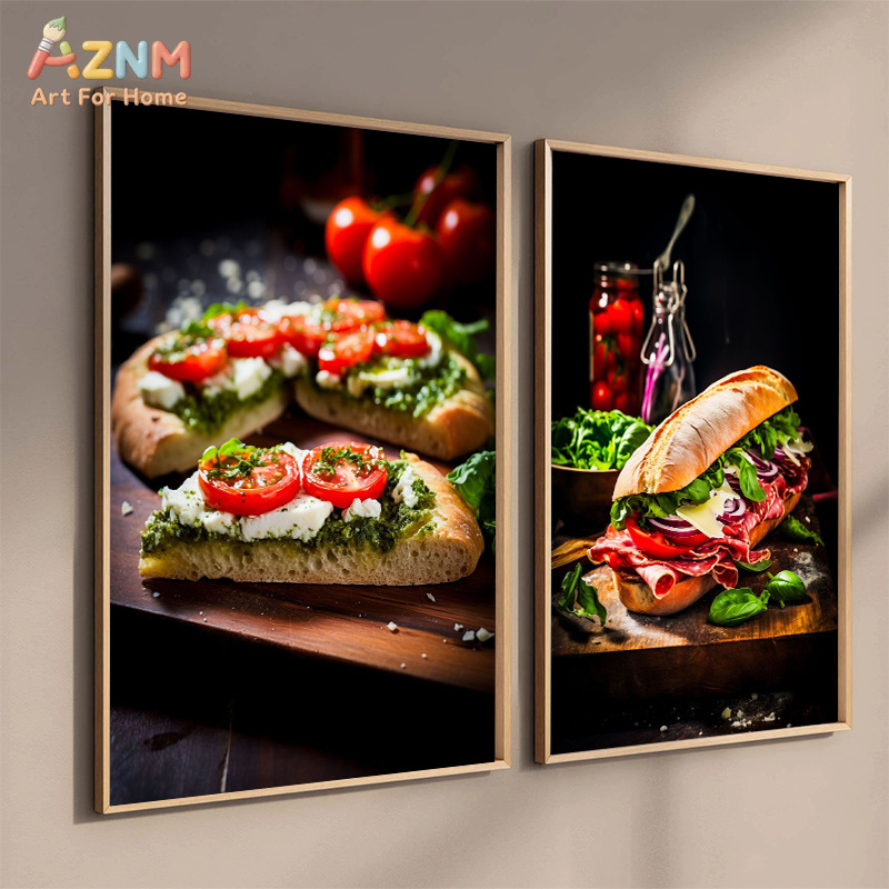 AZNM Gourmet Food Canvas Poste - Food Platter Snacks recension och pris