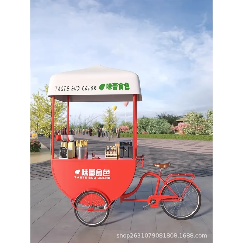 Outdoor Mobile Food Cart Snack - Food With Snacks recension och pris