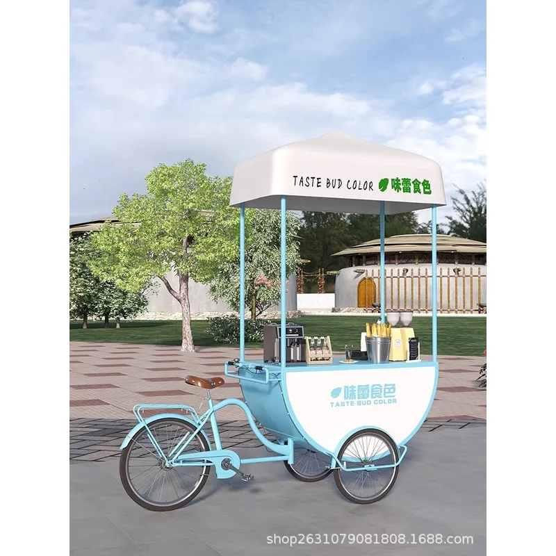 Outdoor Mobile Food Cart Snack - Food With Snacks recension och pris