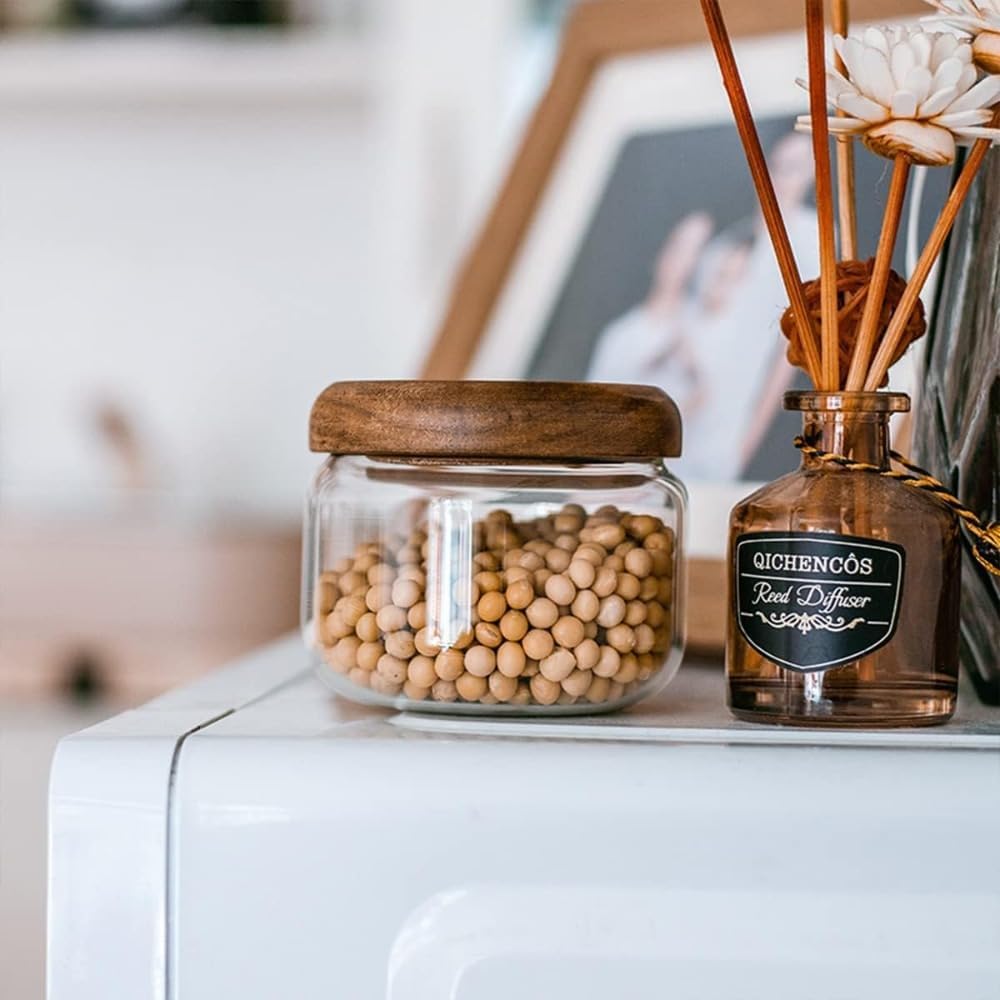 Glass Food  Containers with Wo - Foods X recension och pris