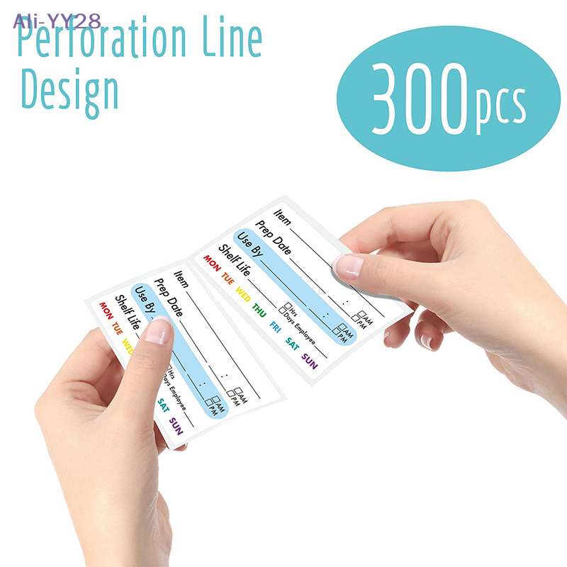 【YY28】300Pcs/Roll Kitchen Food - Food Snacks Label recension och pris