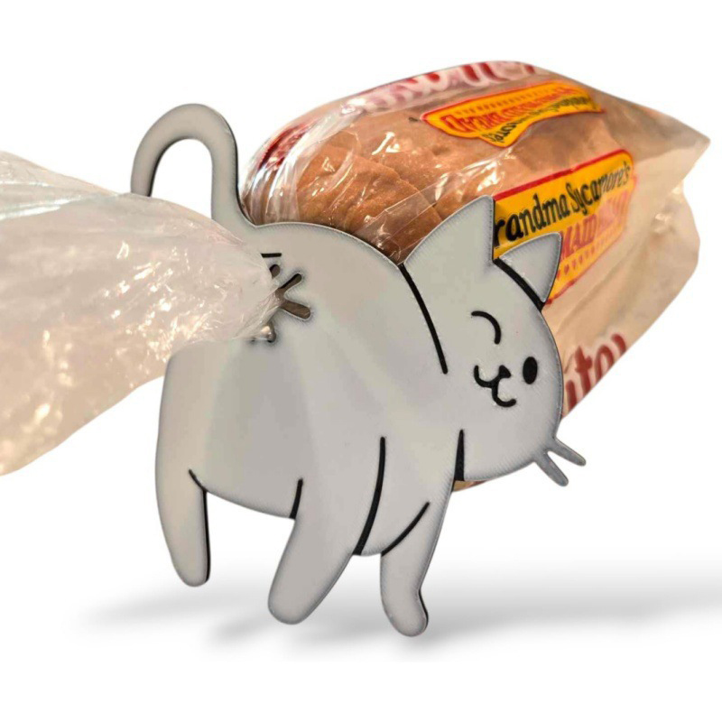 2pcs 3D Cat Butt Bread Bag Cli - Food Lovers Snacks recension och pris