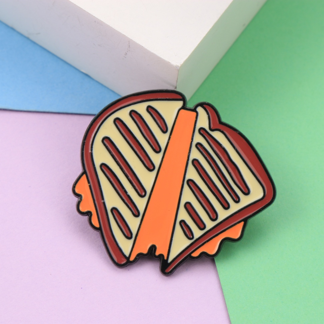 Cartoon Grilled Cheese Toast E - Zinc Food Snacks recension och pris