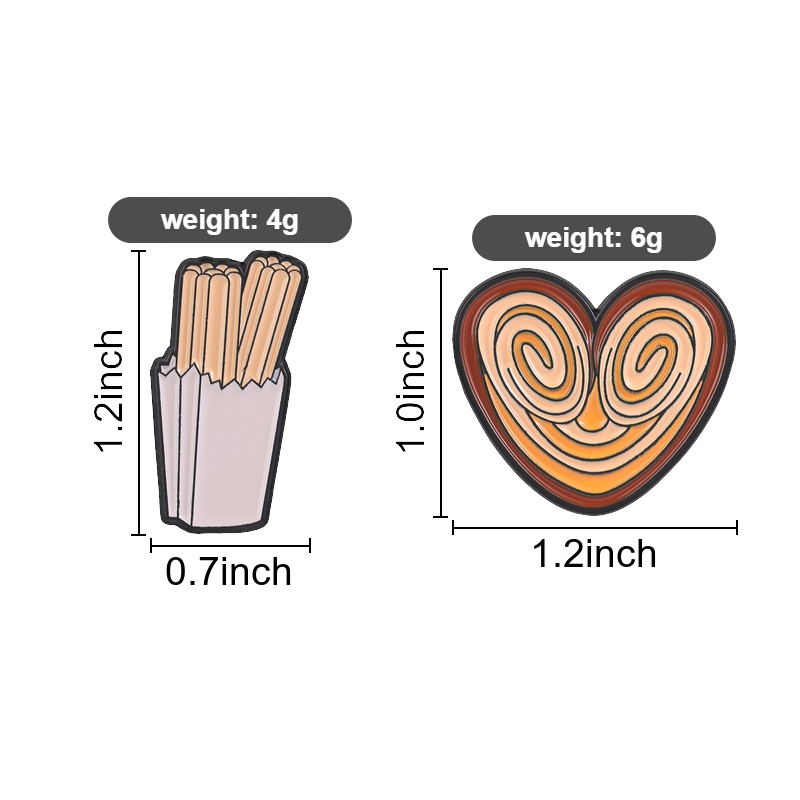 Heart Shaped Spiral Churros Bi - Zinc Food Snacks recension och pris