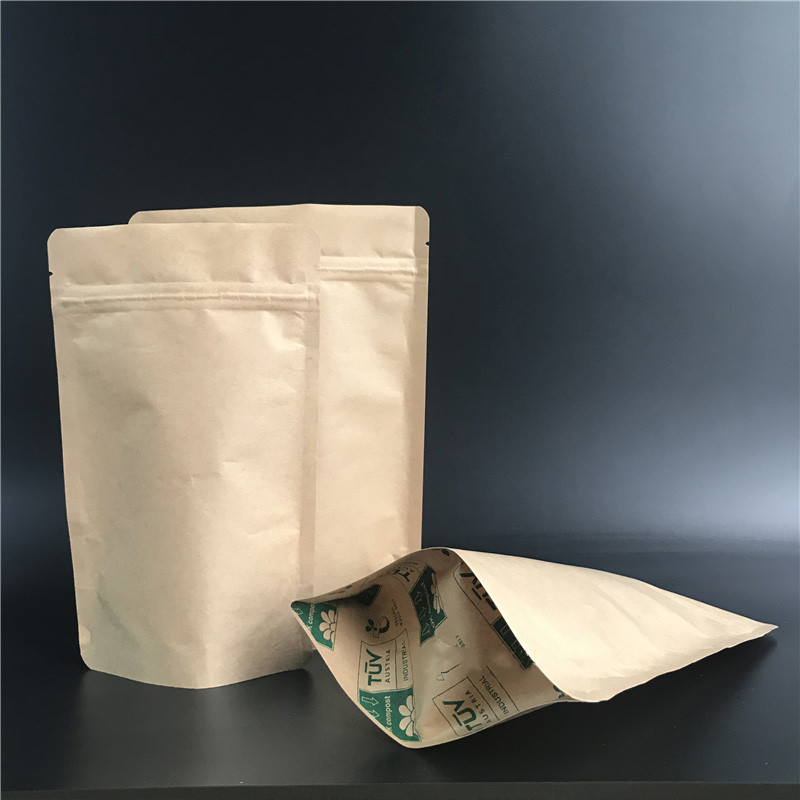 50pcs Resealable Doypack Brown - Food Energy Snacks recension och pris