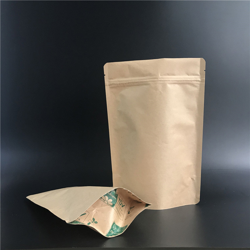 50pcs Resealable Doypack Brown - Food Energy Snacks recension och pris